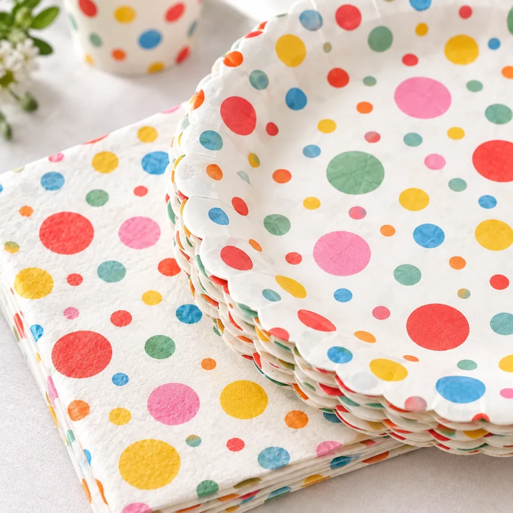 Confetti Club Table Set close up