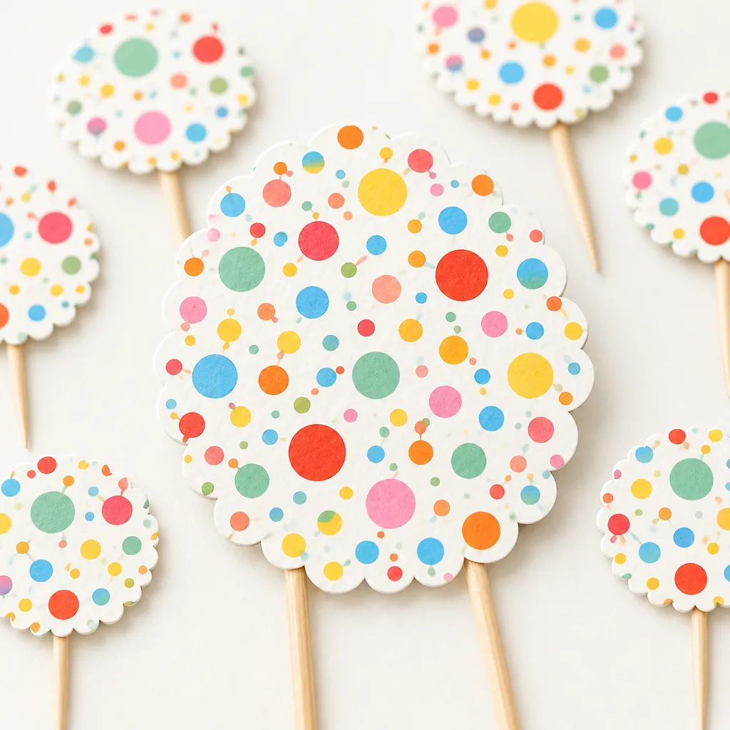 Confetti Club Topper Set close up
