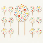 Confetti Club Topper Set, everything in the set laid out