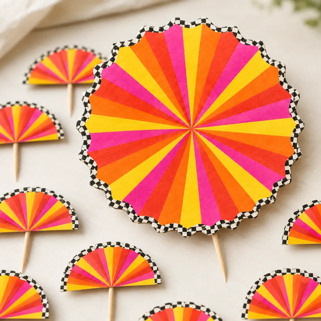 Disco Rays Topper Set close up