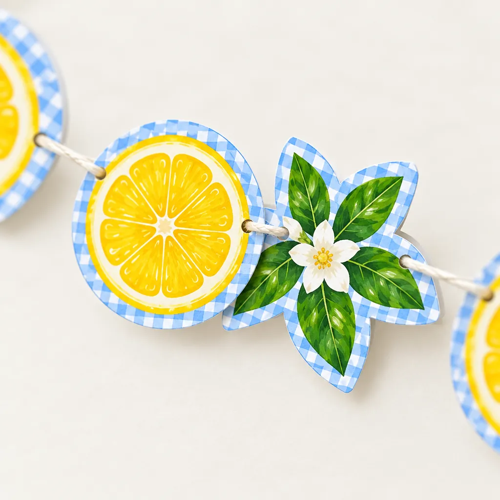 Lemon Grove Garland close up