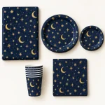 Night Sky Table Set, everything in the set laid out