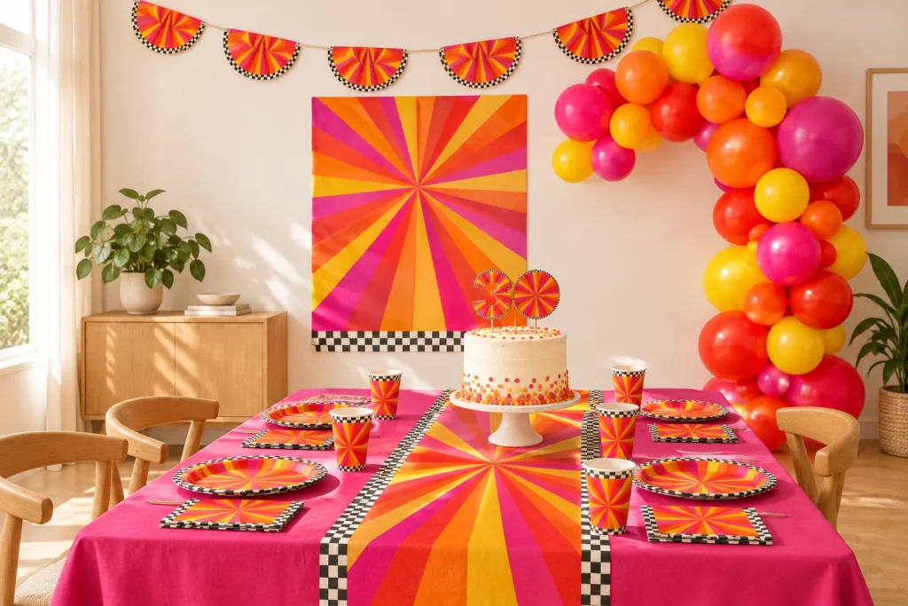 The Disco Rays set at a party