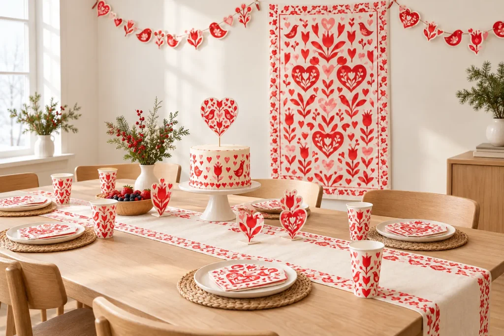 The Folk Hearts set at a party