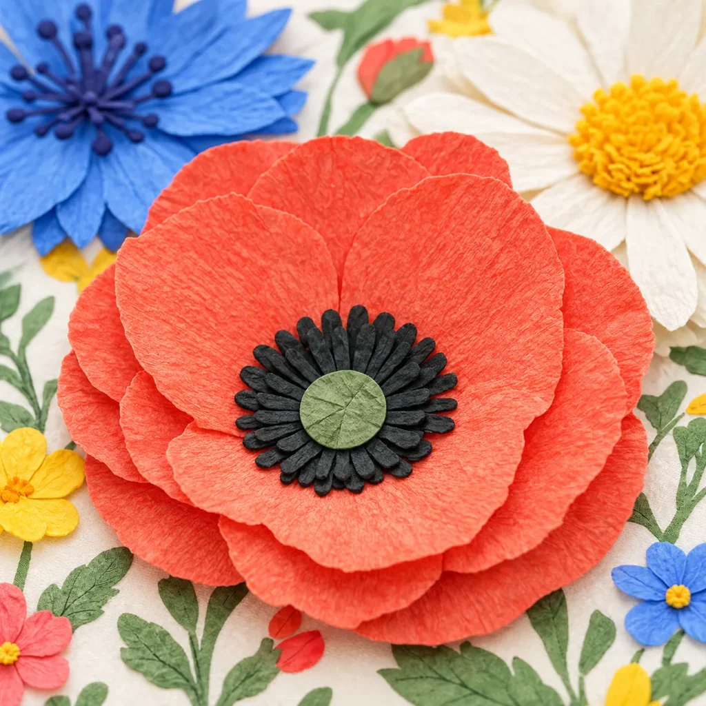 Wildflower Backdrop Kit close up