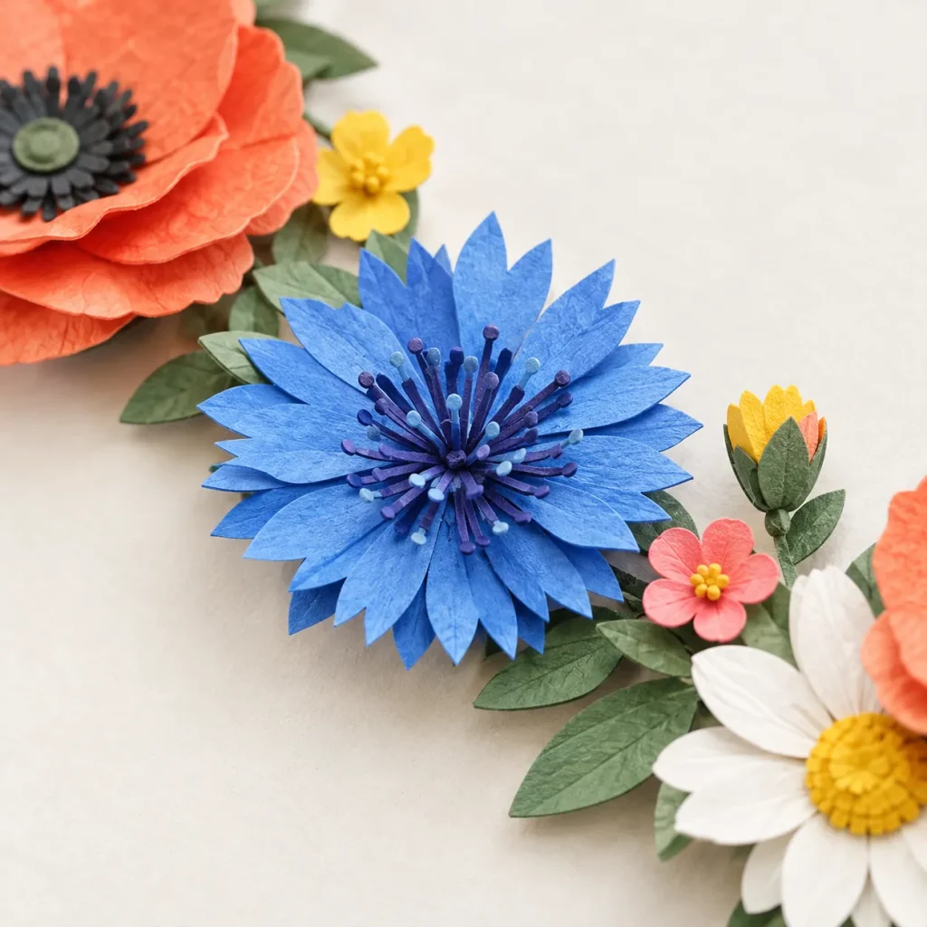 Wildflower Garland close up